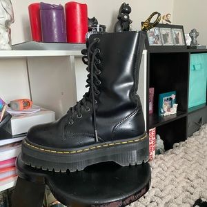 VEGAN JADON BOOTS MAX PLATFORM - VEGAN